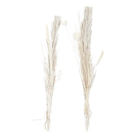 Set of 2" Brown Wood Natural Foliage, 7" x 56"